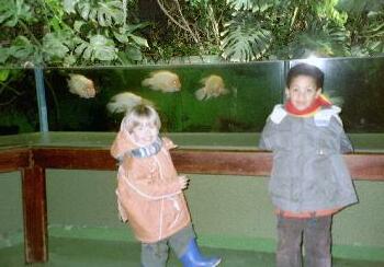 Met Max bij het aquarium