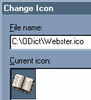 Icon dialog